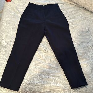 Zara high waist straight leg ankle length large